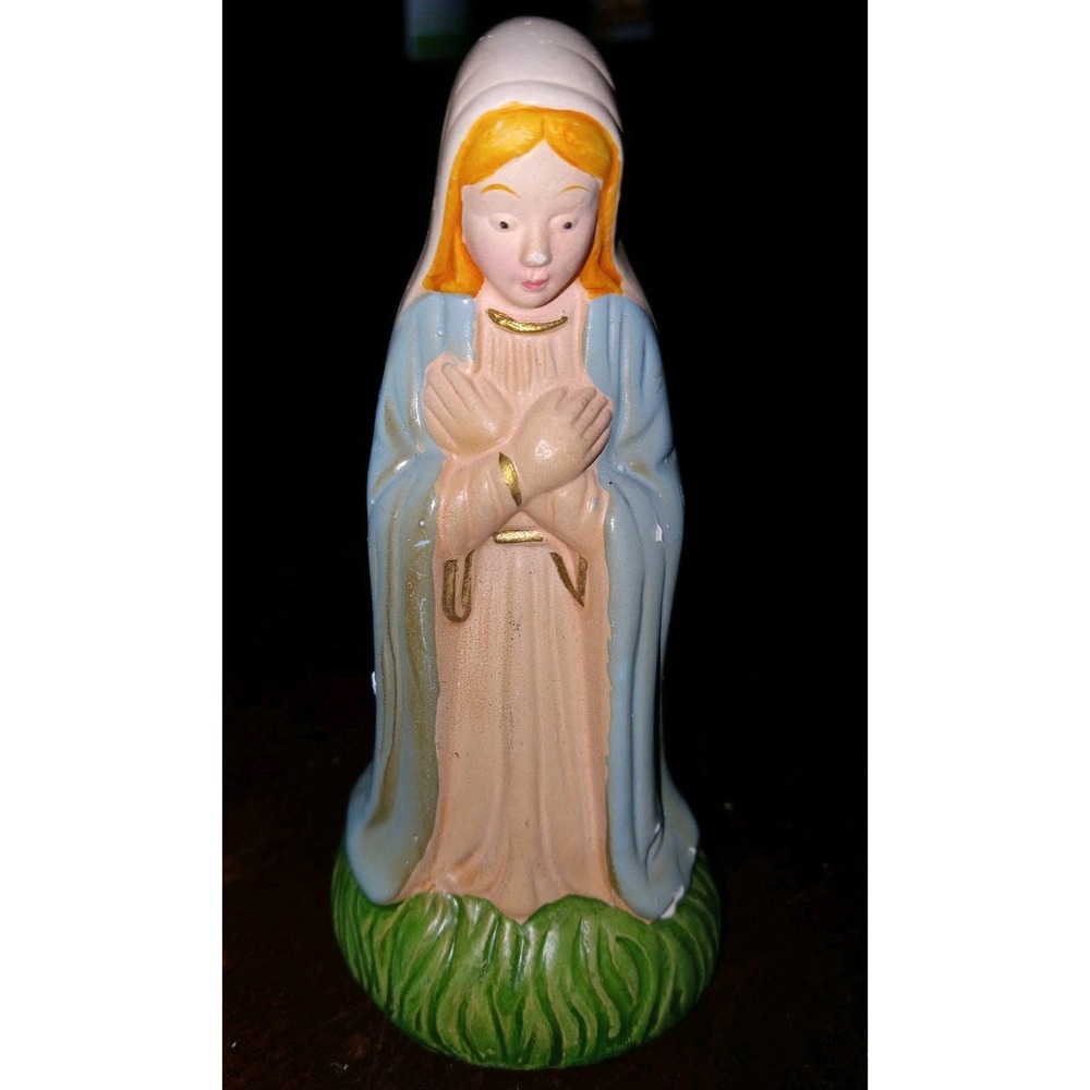 CERAMIC NATIVITY FIGURE THE MOTHER MARY Religious Christmas